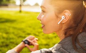 Image result for People Wearing Wireless Earbuds