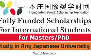 Image result for Honjo Scholarship Foundation Logo