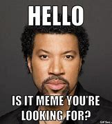 Image result for Hello Message Meme