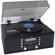 Image result for Stereo System with Record Player