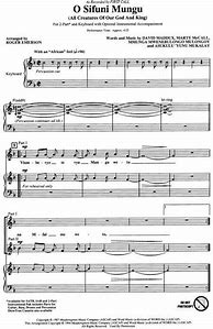 Image result for First Call Sheet Music