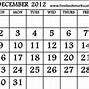 Image result for Dec.6 2012 Calendar