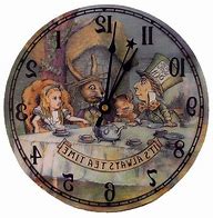 Image result for Alice in Wonderland Backwards Clock