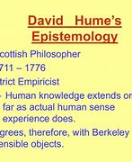Image result for Hume Epistemology