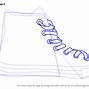 Image result for Drawing of a Converse Shoe