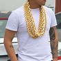 Image result for 24K Gold Rope Chain Necklace