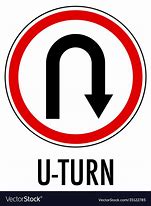 Image result for U-turn Vector