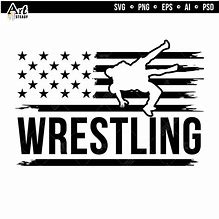 Image result for Wrestling American Flag SVG