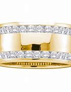 Image result for Gold Diamond Wedding Bands for Women