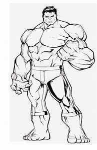 Image result for Outline of Hulk