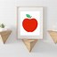 Image result for Red Apple Print