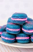 Image result for Blue Macarons