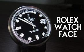 Image result for Galaxy Watch Rolex Face