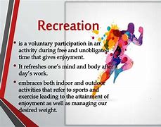 Image result for Picture About Active Recreation