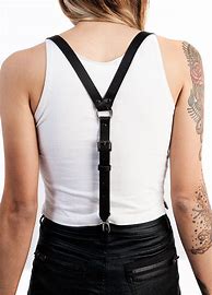 Image result for Women Leather Suspenders