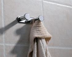 Image result for Bathroom Towel Hooks Chrome