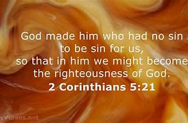 Image result for 2 Cor. 5:21