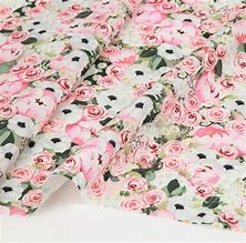 Image result for Pink Rose Fabric Pattern