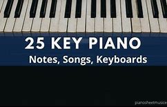 Image result for 25 Key Keyboard Notes