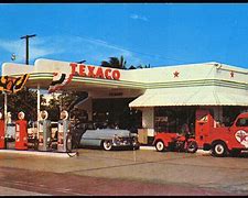 Image result for An Old Time Gas Station with Garage