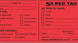 Image result for Lean Six Sigma 5S Checklist