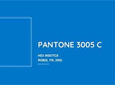 Image result for Pantone 3005 C