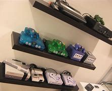 Image result for Floating Shelves Gaming Room