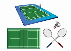 Image result for Badminton Court Cartoon