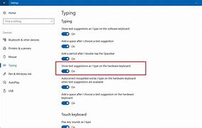 Image result for Hardware Keyboard Settings