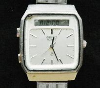 Image result for Vintage Seiko Digital Analog Watch