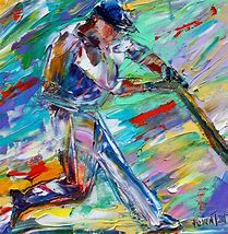 Image result for Abstract Baseball Art