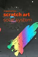 Image result for Scratch Art Solar System