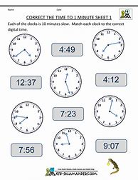 Image result for Time Worksheets Grade 4