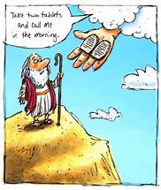 Image result for Funny Cartoon 10 Commandments