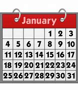 Image result for January Calendar Clip Art