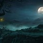 Image result for Full Moon Scenery Nature Over a City