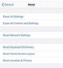 Image result for iPhone Reset Options