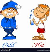 Image result for Hot and Cold Cartoon