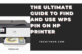 Image result for WPS PIN HP Printer 3720