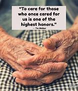 Image result for Old People Love and Care Quotes