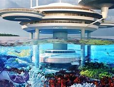 Image result for Water Mansion Futuristic City Future