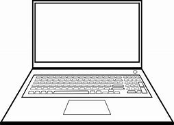 Image result for Laptop Clip Art Black and White PNG Upside