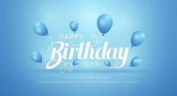 Image result for Blue Happy Birthday Singing Clip Art
