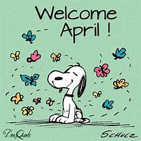 Image result for Snoopy April