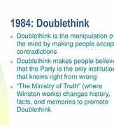 Image result for Doublethink 1984