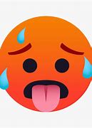 Image result for Hot Face Emoji Pixel Art