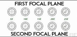 Image result for First Focal Plane vs Second Focal Plane Scope