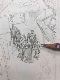 Image result for Comic Book Pencil Art Layout