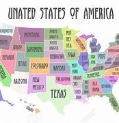 Image result for Us Map State Names