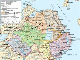Image result for Large Map of Northern Ireland